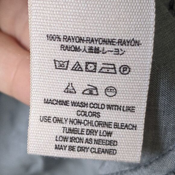 Free People Peasant‎ Blouse Sunset Dream in Black Combo Tunic sz S - Picture 9 of 13